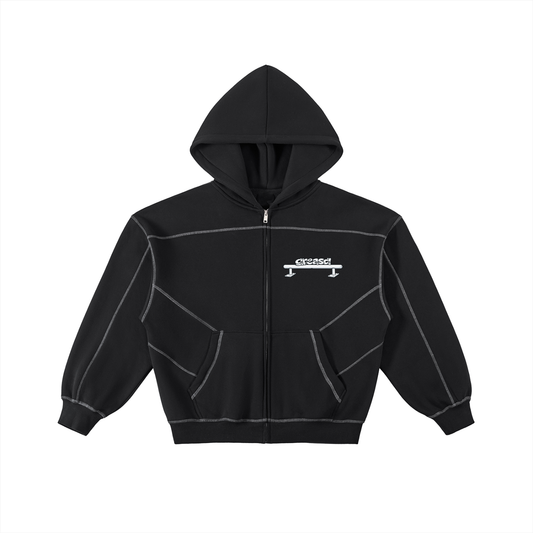 Greasd Zip Up Hoodie