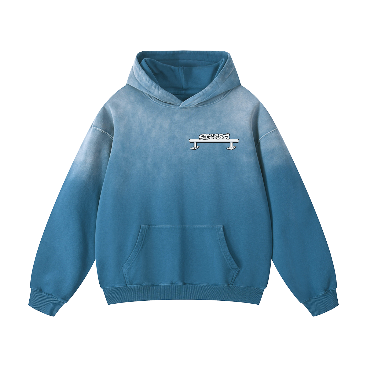 Greasd Oversized Washed Hoodie
